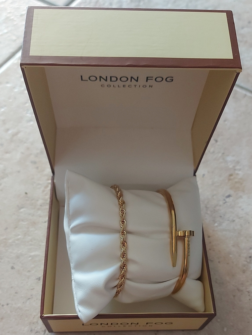 London Fog gold bracelets